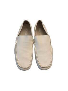 Kenneth Cole Reaction Men's World Hold On Leather Loafers White Size 12M